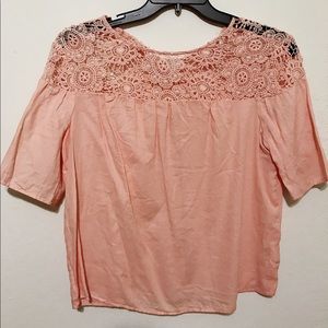 Summer Pink Lace Top (NWT) OLD NAVY